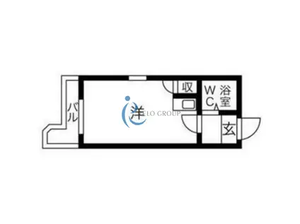 プレアール長居公園(ワンルーム/5階)の間取り写真