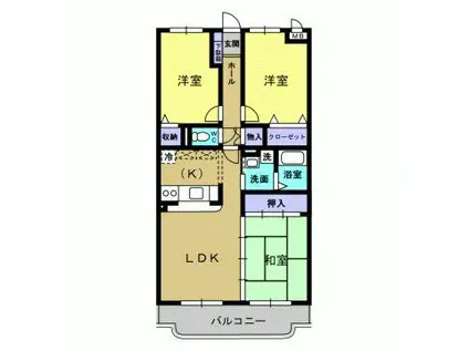 ユーミ―蔵(3LDK/2階)の間取り写真