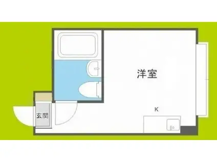 我孫子シャルマン(ワンルーム/2階)の間取り写真