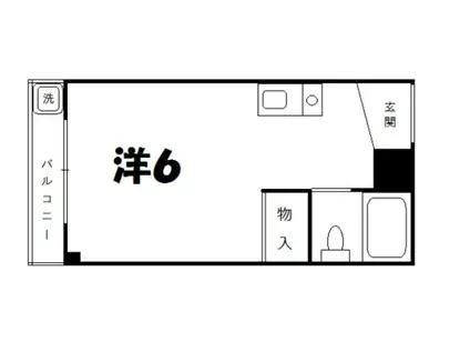 ウィナーズパレス(ワンルーム/2階)の間取り写真