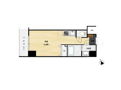 ルミノーサ堺(ワンルーム/7階)の間取り写真