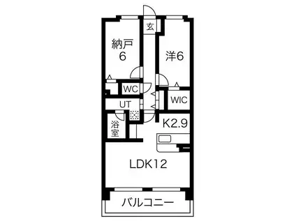 MAISON CALME 守山(2LDK/3階)の間取り写真