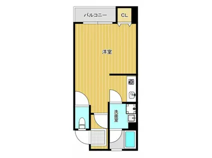 赤坂丸ビル(ワンルーム/3階)の間取り写真