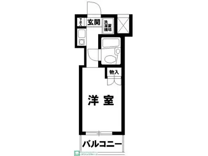 トップ明大前第3(ワンルーム/4階)の間取り写真
