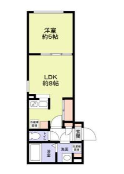 トライム両国(1LDK/3階)の間取り写真