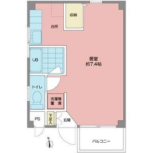 大久手HOUSE(ワンルーム/2階)の間取り写真
