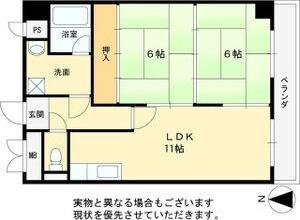 ANNEX WORLD(2LDK/3階)の間取り写真