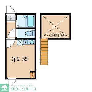 マーレ千住仲町(ワンルーム/3階)の間取り写真