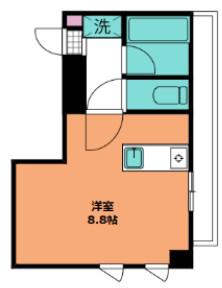 パークアベニューアイズ(ワンルーム/5階)の間取り写真
