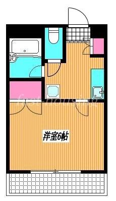 ヴェルドムール三鷹台(1K/3階)の間取り写真