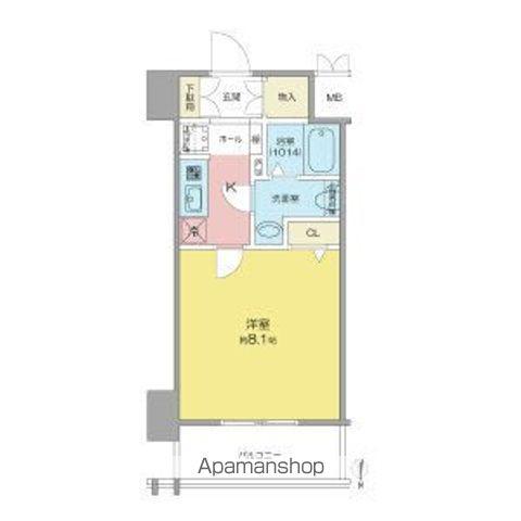 SHOKEN RESIDENCE名古屋サウス(1K/7階)の間取り写真