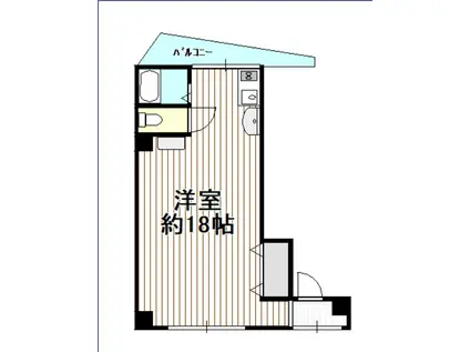 ラフィーネ6号館(ワンルーム/4階)の間取り写真