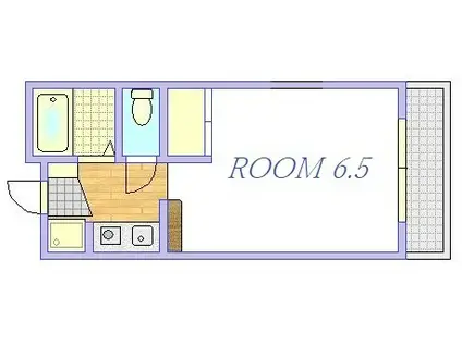 パークサイド今里(1K/4階)の間取り写真