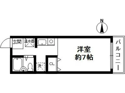 野沢マンション(1K/3階)の間取り写真