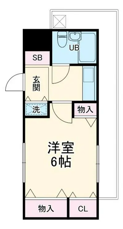 クリオ日吉壱番館 5階階 間取り