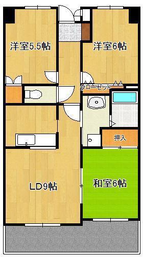 ハーモナイズ361(3LDK/4階)の間取り写真