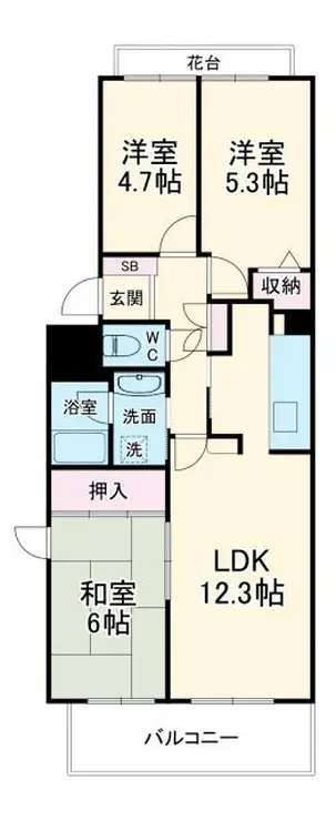 ドルフ藤が丘 2階階 間取り