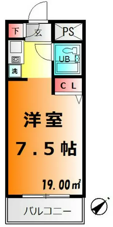 サカイ中野富士見町マンション 1階階 間取り