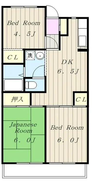 アーバン淵野辺 4階階 間取り