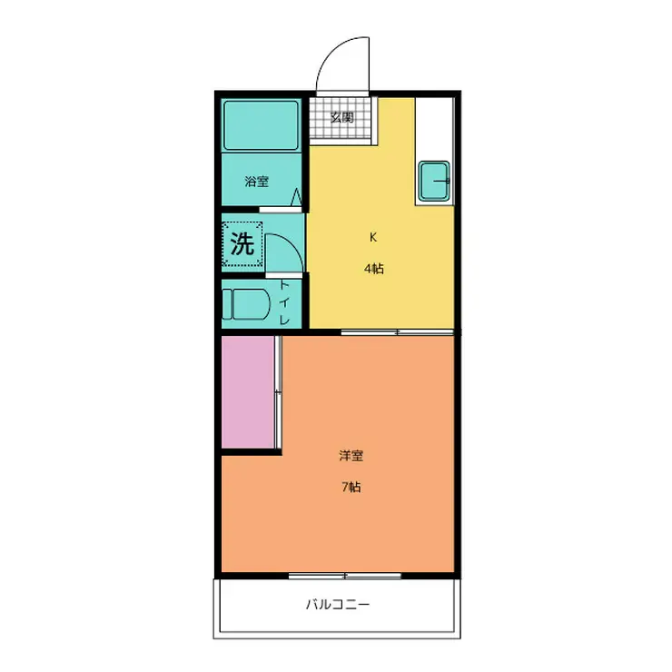 パークハイツ遠山 1階階 間取り