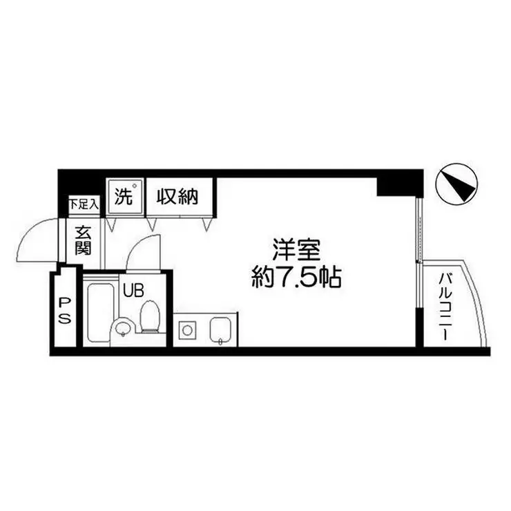 ハイホーム流山 2階階 間取り