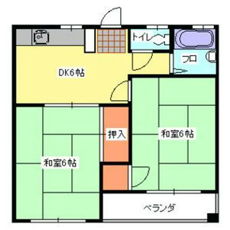 グレースマンションやまざき 3階階 間取り