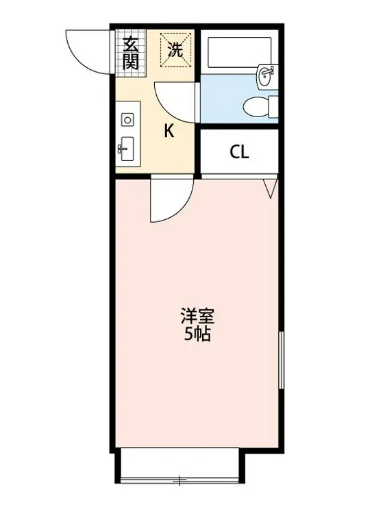 エクレール南与野 2階階 間取り