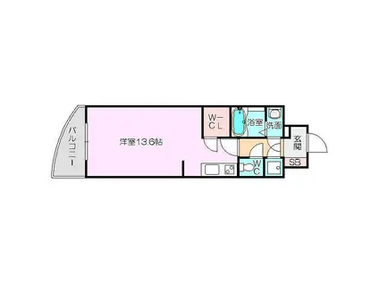 セレニテ新大阪弐番館(ワンルーム/11階)の間取り写真