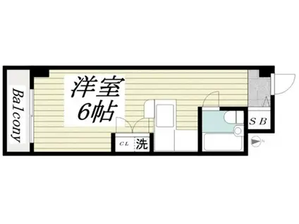 メゾン・ド・アクトゥール(ワンルーム/5階)の間取り写真