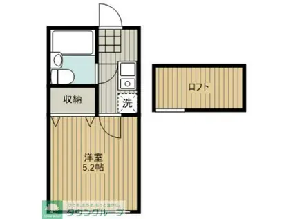 アリス深谷3号館(1K/1階)の間取り写真