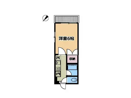 CORDONA8(1K/1階)の間取り写真