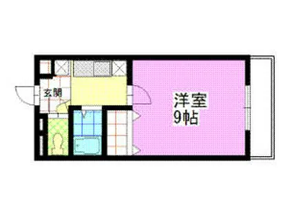 プロスパー大藪(1K/2階)の間取り写真