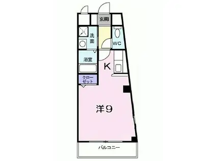 マサーナ阪神(1K/2階)の間取り写真