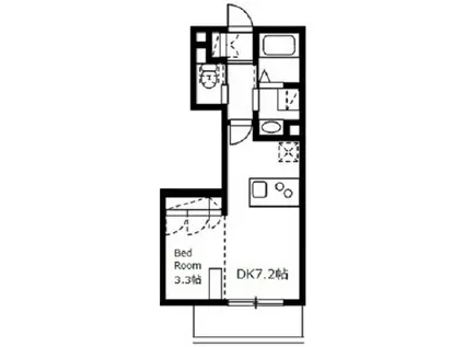 MY STYLE VINTAGE横浜藤棚(1DK/3階)の間取り写真