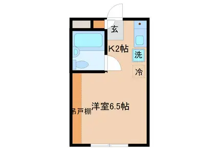 コーポエクシオ(1K/1階)の間取り写真