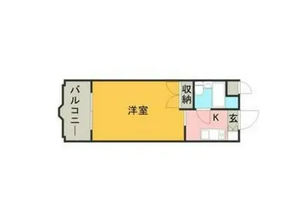 メゾン・ド・セリーズ(ワンルーム/3階)の間取り写真