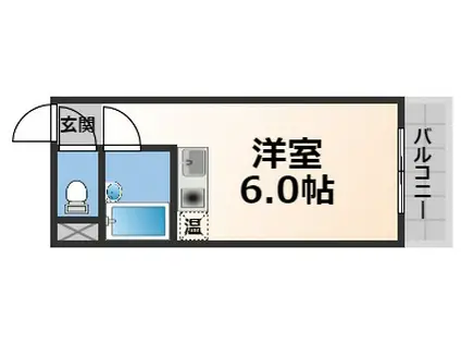 リバーサイドハウス(ワンルーム/3階)の間取り写真