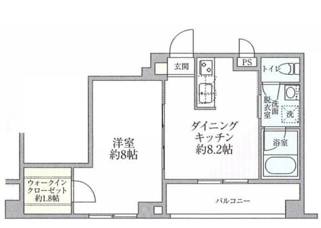 FERIO三鷹(1DK/3階)の間取り写真