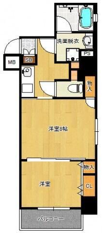 日神デュオステージ御徒町(1LDK/6階)の間取り写真