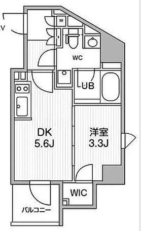 ALTERNA押上 ALTERNA押上(1DK/6階)の間取り写真