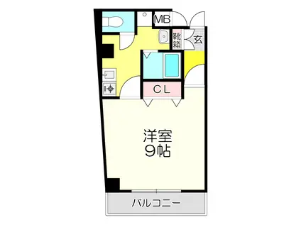 Mプラザ布施弐番館(1K/5階)の間取り写真
