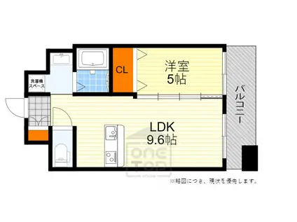 第1関根マンション(1LDK/8階)の間取り写真