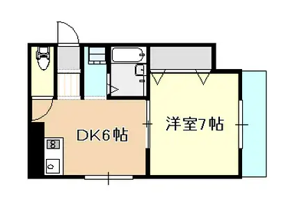 SAKURA LIFE(1DK/1階)の間取り写真