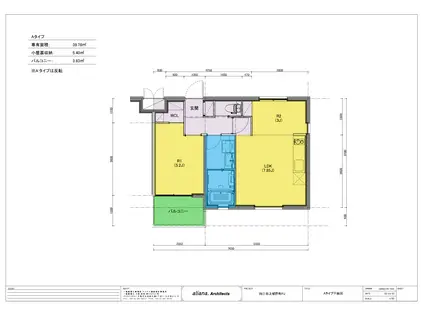 チャトラ(1LDK/2階)の間取り写真