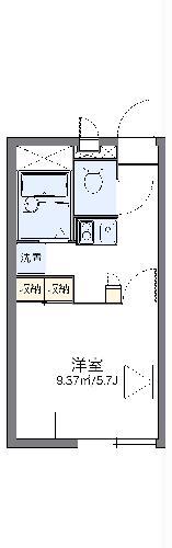 レオパレスエスペランサ(1K/2階)の間取り写真