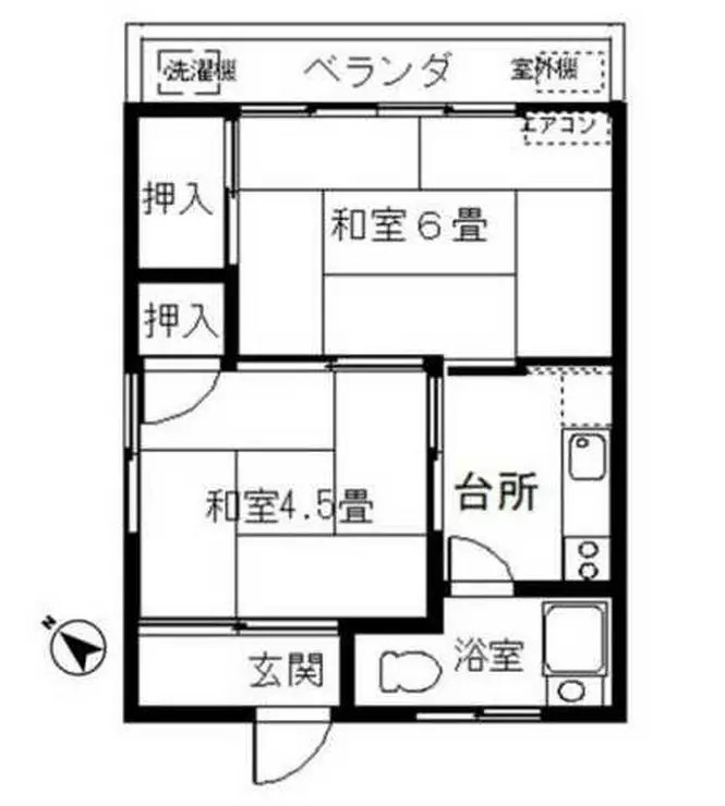 スリービーマンション 2階階 間取り