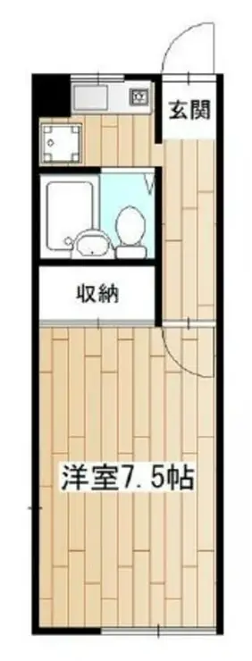 昭和コーポ川越 1階階 間取り