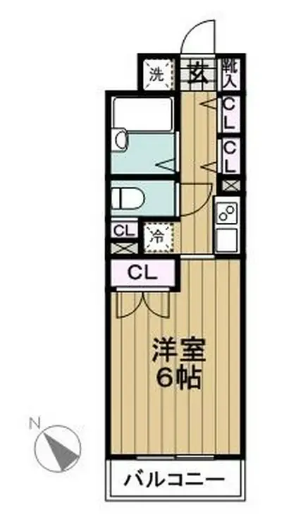 ルーブル上池台壱番館 1階階 間取り
