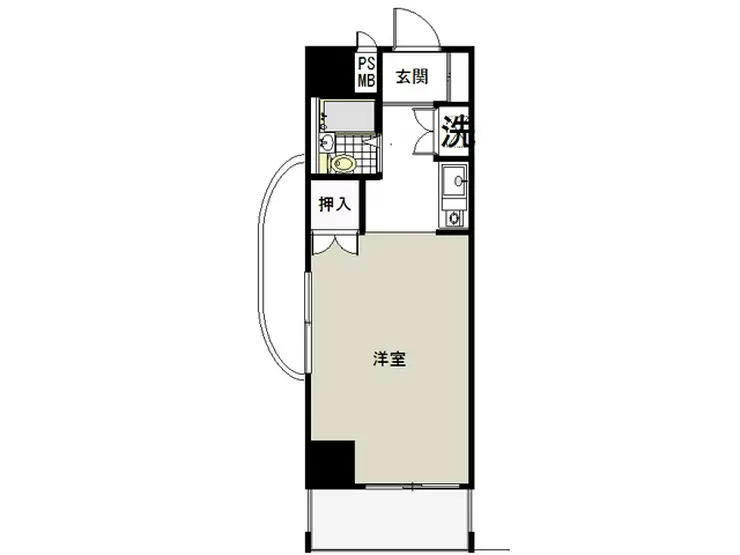 キャッスルマンション熊谷 3階階 間取り