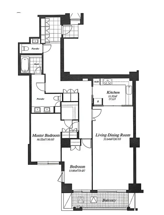 麻布第一マンションズ 4階階 間取り